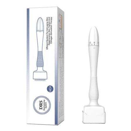 Justerbar Microneedling Derma Stämplar Penna 140 Spets 0~3.0mm Hudvårdsverktyg för Rynkor Akneärr Bristningar