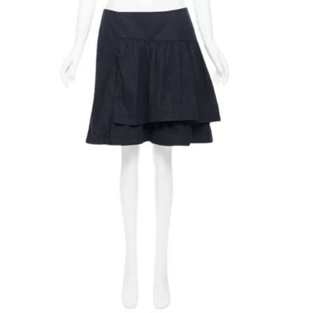 Miu Miu Pre-owned, Pre-owned Cotton bottoms Zwart, Dames, Maat:S,Katoen