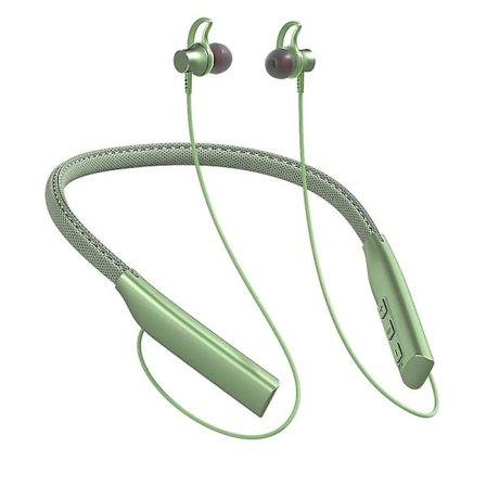 Magnetiska nackband sport hörlurar Bluetooth 5.0 headset stöd minneskort sport ultra-lång batteritid hörlurar Hifi Power Bass in-ear hörlurar