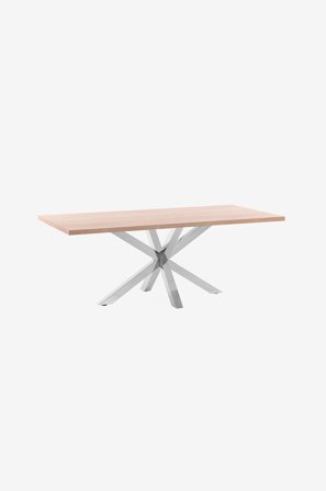 Kave Home - Spisebord Argo, 78x180 cm - Flerfarget - Spisebord - Fra Homeroom