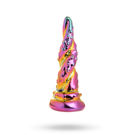 XR Brands: Enchantress - Rainbow Glass Dildo