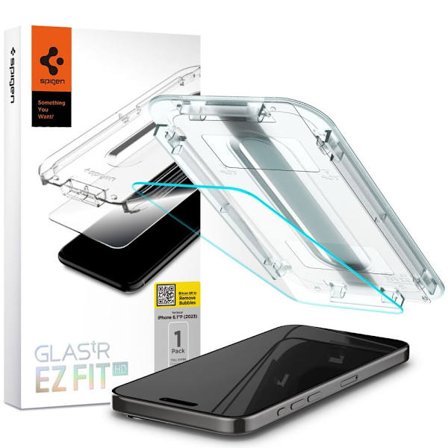 HERDET GLASS SPIGEN GLAS.TR "EZ FIT" IPHONE 15 PRO CLEAR