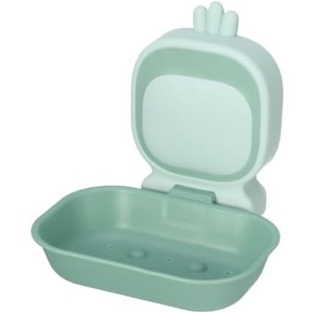13x12x13,5 cm Vægmonteret sæbeskål til badeværelse og køkken, grøn