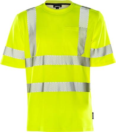 Fristads Herr Varsel T-shirt 7407 THV, klass 2, Varsel Gul