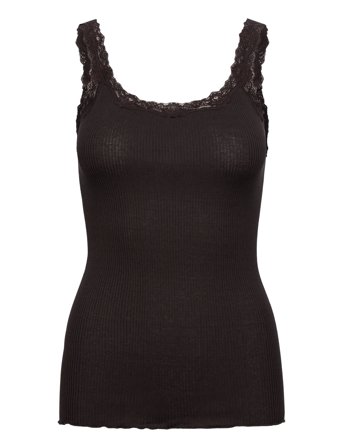 Rosemunde | Rwbabette Silk Sl Deep Back Lace To | M