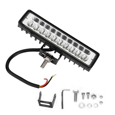 Universal 60W Køretøj Båd 20 LED Arbejdslys Hvid og Gul Lys Spotlight Kørelys