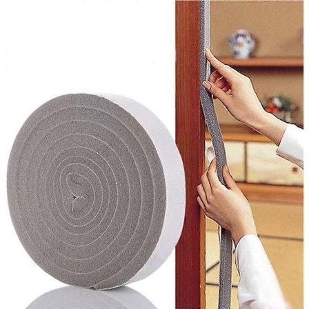 Vindusforseglinger, lydtett skumtape kompatibel med dør- og vinduskarmer, selvklebende, 200 cm F1 (Størrelse: A)