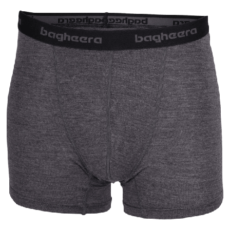 Bagheera Merino Brisk Boxers Kalsonger Herr Grå XXXL