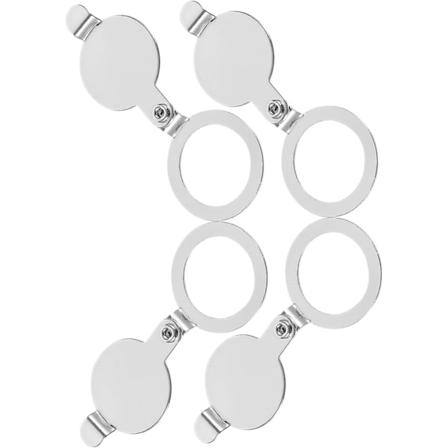 4 stk. kikkhulldeksel for dørkikkhulldeksel for leilighetsdør kikkhulldekselbeskytter dørkikkerdeksel kun dørkikkhulldeksel kun gjør 5.5X2.2X0.5CM 