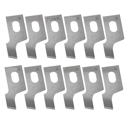 12 st 781 raka knapphålsmaskinblad set industriell symaskin tillbehör (1/4)
