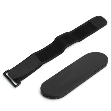 MOMOSTICK Mobiltelefonhållare med Fingerrem, Gel-Pad, Stativ och Armband - Svart