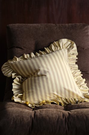 Jotex - 50x50 Cm Putetrekk Lys gul/beige - FREDDIE - Kjøp Pynteputer & trekk hos Jotex