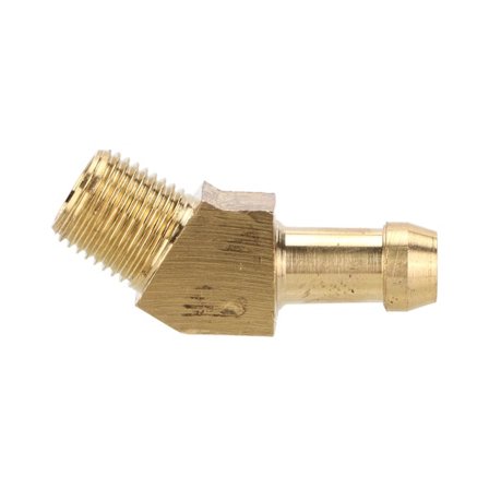 45° messing boost nippel turbolader kompressor slange skjøt slitesterk passform for 1/8in NPT gjenge