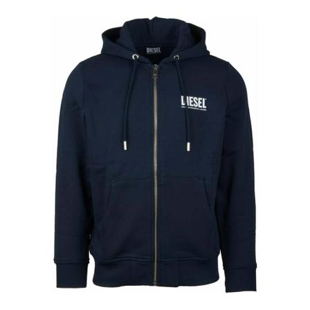 Diesel Zip-throughs , Blauw , Heren , Maat: S Hoodies & sweatvesten