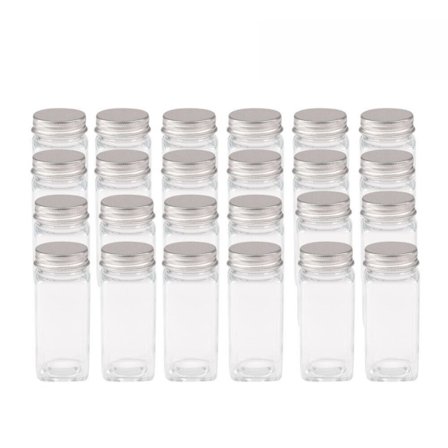 12/24 kpl lasimaustepurkkeja ilmatiivis suolasäiliö 24 kpl 24 kpl