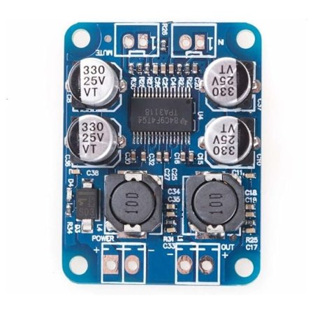 TPA3118 PBTL 60W DC 8-24V Mono Digital Audio Forsterkerkort AMP Modulbrikke 1X60W 4-8 Ohm Erstatter TPA3110 for Arduino