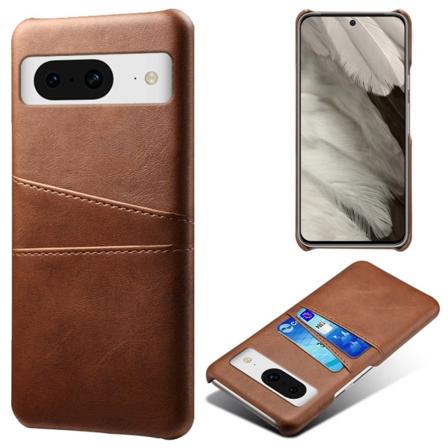 Läderskal Kortfack Google Pixel 8 Brun