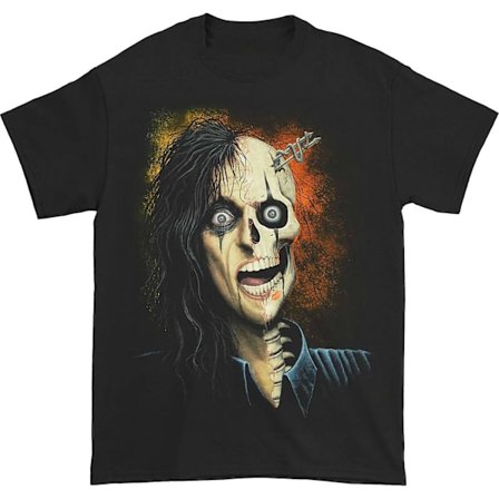 Alice Cooper Jumbo Print Trashed Redux V2 T-shirt