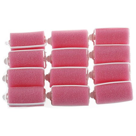 Hårprodukter 12 stk. Svampe Skum Pude Hår Styling Ruller Krøllejern Værktøjer Witty