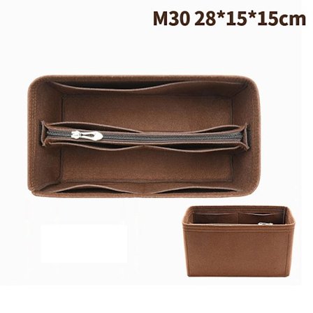 Taske Organizer Filt Indsats 25 30 35 Makeup Håndtaske