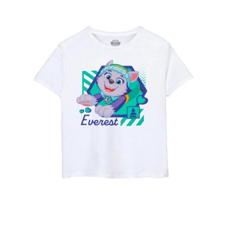 Paw Patrol Girls Everest T-Shirt 5-6 år Vit