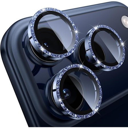 för iPhone 17 Pro Max/iPhone 17 Pro Kameraskydd - 9H Hårdhet Reptåligt Bubblfritt, HD Härdat Kamerametall