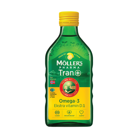 Möller's Pharma Tran D+ Sitron, 250 ml