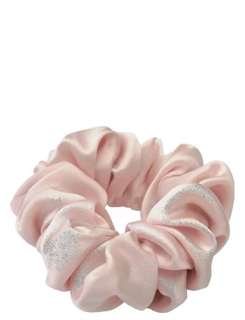 Lenoites Mulberry Silk Scrunchie - Pink - ONE SIZE