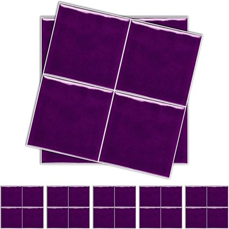 10-pak fliseklistermærker 15x15 cm, vandtætte vægklistermærker, vægdekoration til køkken & badeværelse_OF