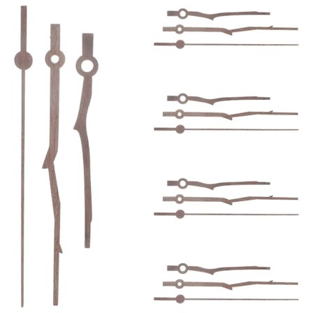 5 Sarjaa DIY Kellon Viisarit Seinäkellon Viisarit Puukellon Viisarit Korjaus Puiset Kellon Viisarit Vaihtoon (FMY)