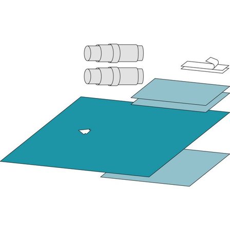 BARRIER Op-set Dental 16/fp - Lyreco - Sjukvård och omsorg - Kläder och drapering - OP-dukar och täckmaterial