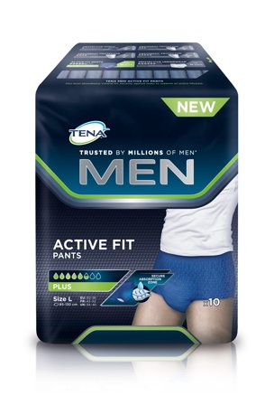 Tena Men Active Fit Pants Plus buksebleie L/XL 10 stk