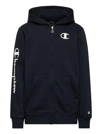 Hooded Full Zip Sweatshirt Blue Champion