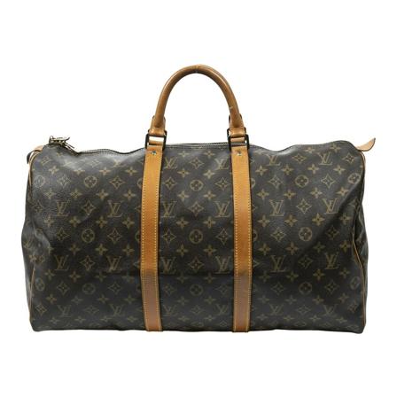 Louis Vuitton Vintage Pre-owned Weekend Tass , Bruin , Dames , Maat: ONE Size Vintage Tassen