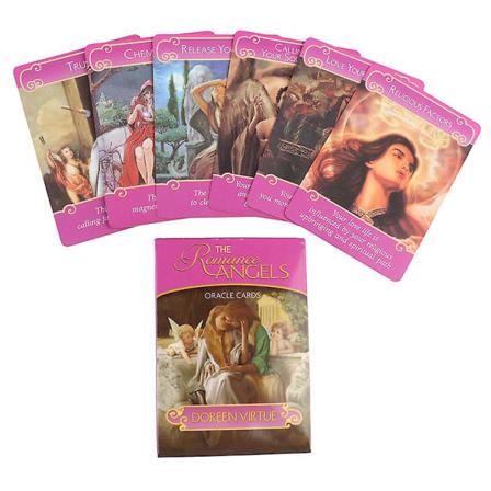 Romantiske engler Oraklekort Tarotkort Festprofetier Spådomsspill Gave
