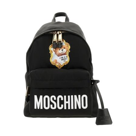 Moschino, Backpack Czarny, Kobieta, Rozmiar: ONE Size