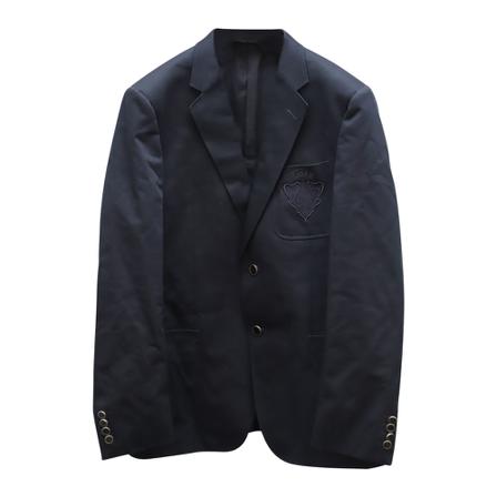 Gucci Vintage - Vintage Jackor - Blå - Herr - Storlek: L, Herr, Storlek: L