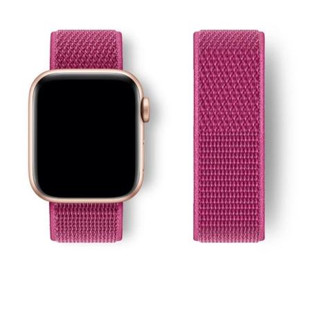 Nylon för Apple Watch Band 44mm 40mm 45mm 41mm 42mm 38/45 mm sportarmband iwatch Series 9 8 7 se 6 5 3 Ultra 2 49mm Rem dragon fruit 41 42mm-44mm-45mm