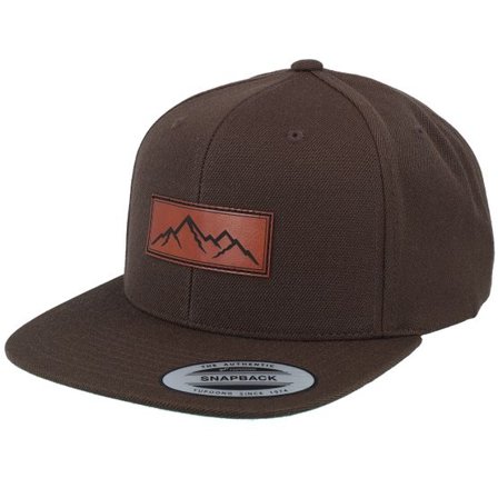 Wild Spirit - Brun snapback Keps - Small Box Mountain Patch Brown Snapback @ Hatstore