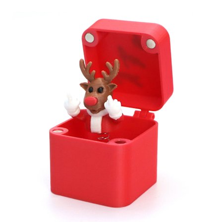 Långfinger I En Låda För Jul Pops-up Prank Box Rolig Gag Prank Present Nyhet Jul Födelsedagspresent