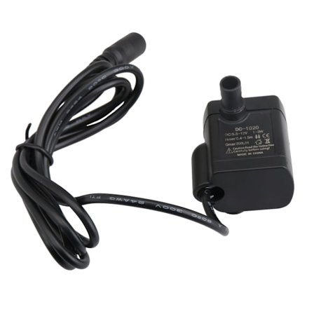 Dc5.5-12v 1-3w Vandpumpe til Akvarium, Springvand, Fiskedam - Sort