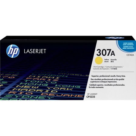 HP Toner CE742A 307A 7,3K Gul - Lyreco - Toner och bläck - Tonerkassetter - Toner HP