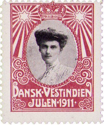Dansk Vestindien - Julemærke 1911 postfrisk