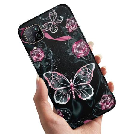 Huawei P40 Lite - Deksel/Mobildeksel Sommerfugler