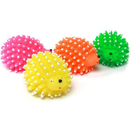 Husdjursprodukter Hundhalsband Husdjur Söt Igelkottboll Husdjur Pipande Leksaker Silikon Ljudspel Hund Till