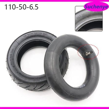 11 tommers 110/50-6.5 indre og ytre dekk indre slange bøyd ventil for 49cc Mini Dirt Bike Elektrisk Scooter Mini Motor [dB}