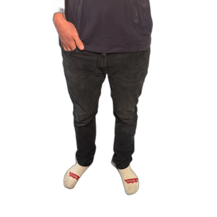 Acne Studios Blå Konst mörkblå/svarta jeans