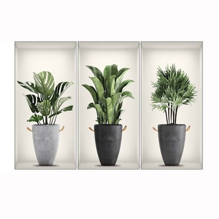 Väggklistermärken 3D-dekal 4 4