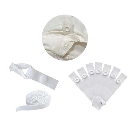 Dynetrekk-fester for å holde dynen på plass, Dynetrekk-klemmer på innsiden, Triks for å holde dynetrekket på plass, Dyne-klemmer, 16 sett