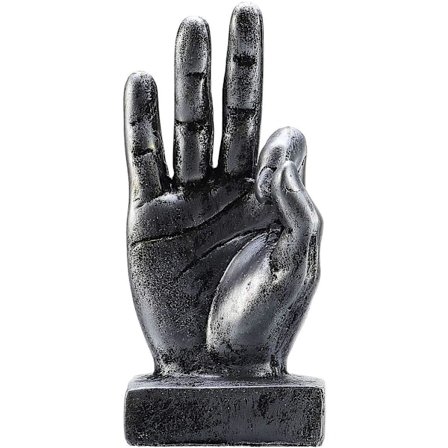 Hånd Finger Gestus Skrivebordsstatuer Fingre Skulptur Kreativ
